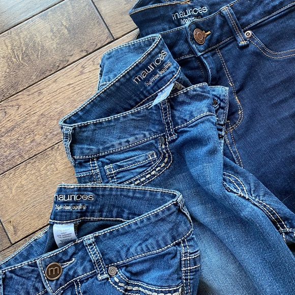 3 maurices high rise jeggings - Picture 3 of 3